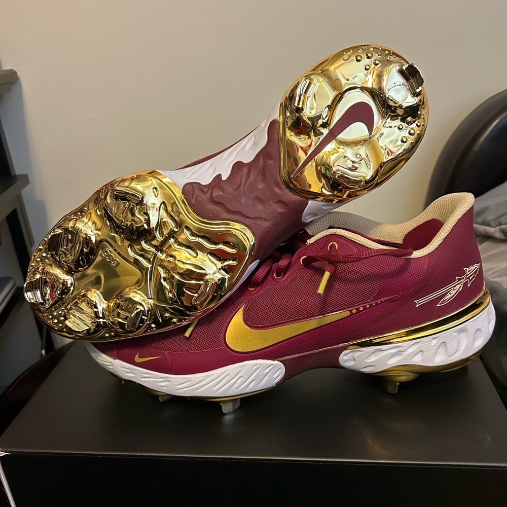 Nike Alpha Huarache Elite 3 Low Metal Florida State Seminoles Cleats